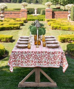 Ginkgo Coral Tablecloth