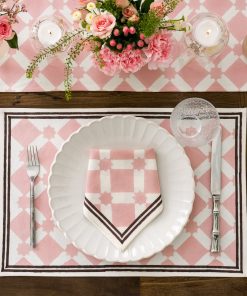 India Hicks Home Latticework Blush Placemat | Set of 4