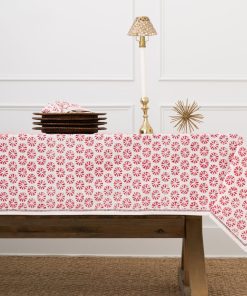 India Hicks Home Sea Biscuit Red Tablecloth