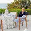 India Hicks Home Thistle Dusty Sky Tablecloth