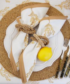 India Hicks Home Thistle Sand Napkin | Set of 4