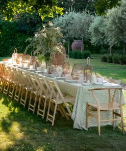India Hicks Home Cuban Cross Soft Sage Tablecloth
