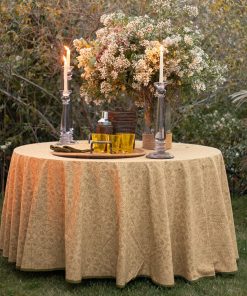 India Hicks Home King's Lace Rum Tablecloth