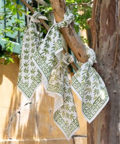 Palm Tree Green Napkin | Set of 4