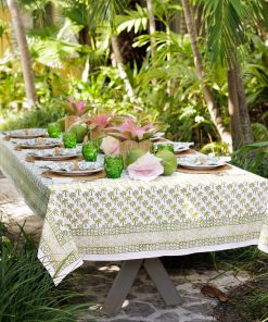 Palm Tree Green Tablecloth