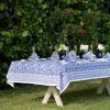 Pomegranate Blue Tablecloth