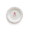 Ruffled Rose Appetizer Plate | Set of 4