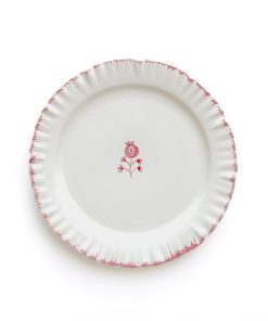 Ruffled Rose Salad Plate | Set of 2