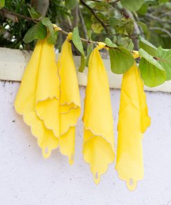 Scalloped Buti Snapdragon Linen Napkin | Set of 4