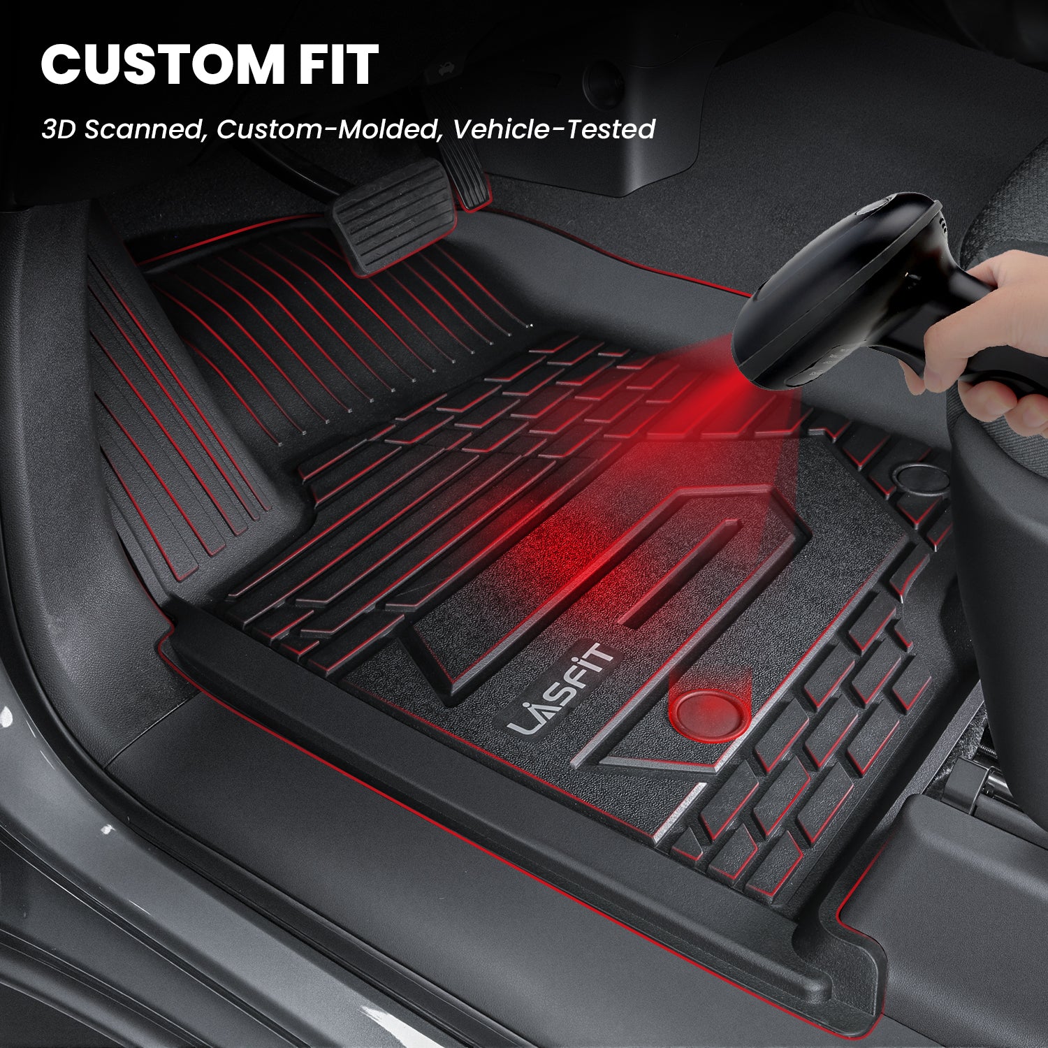 Fit for 2019-2026 Chevrolet Silverado 1500 Floor Mats, Fit Carpet Floor Only, Not Fit 2019 Silverado 1500 LD - Image 2