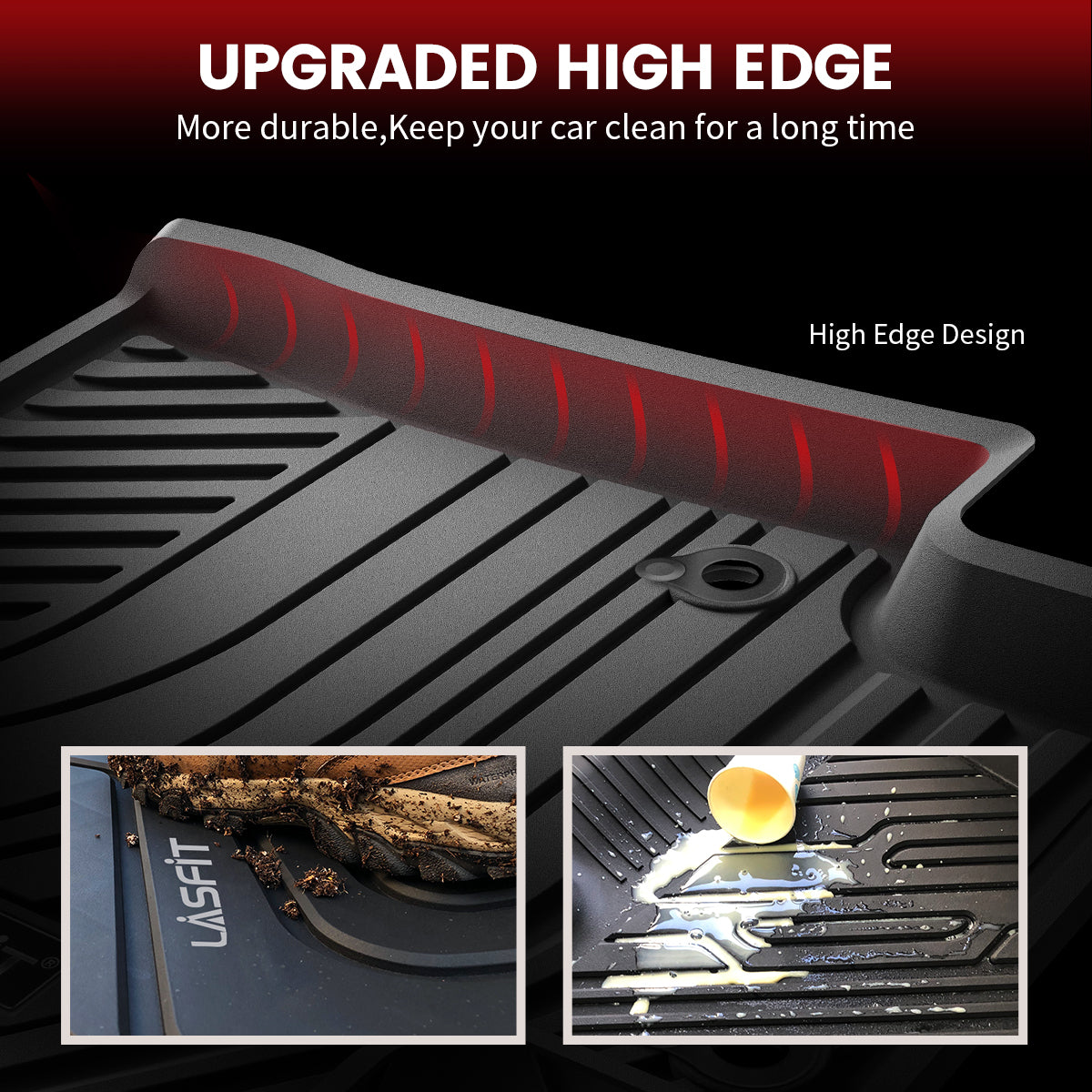 Fit for 2020-2026 Toyota Highlander Floor Mats or Cargo Mat, Fit Gasoline & 8 Seats Only - Image 4